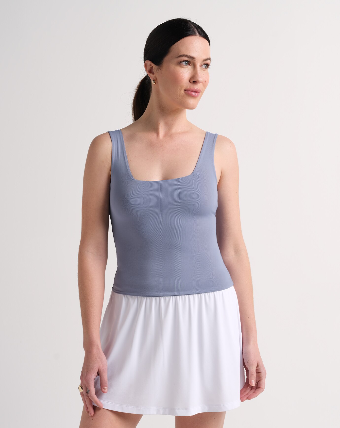 TROPICAL BLISS SQUARE NECK TANK 0