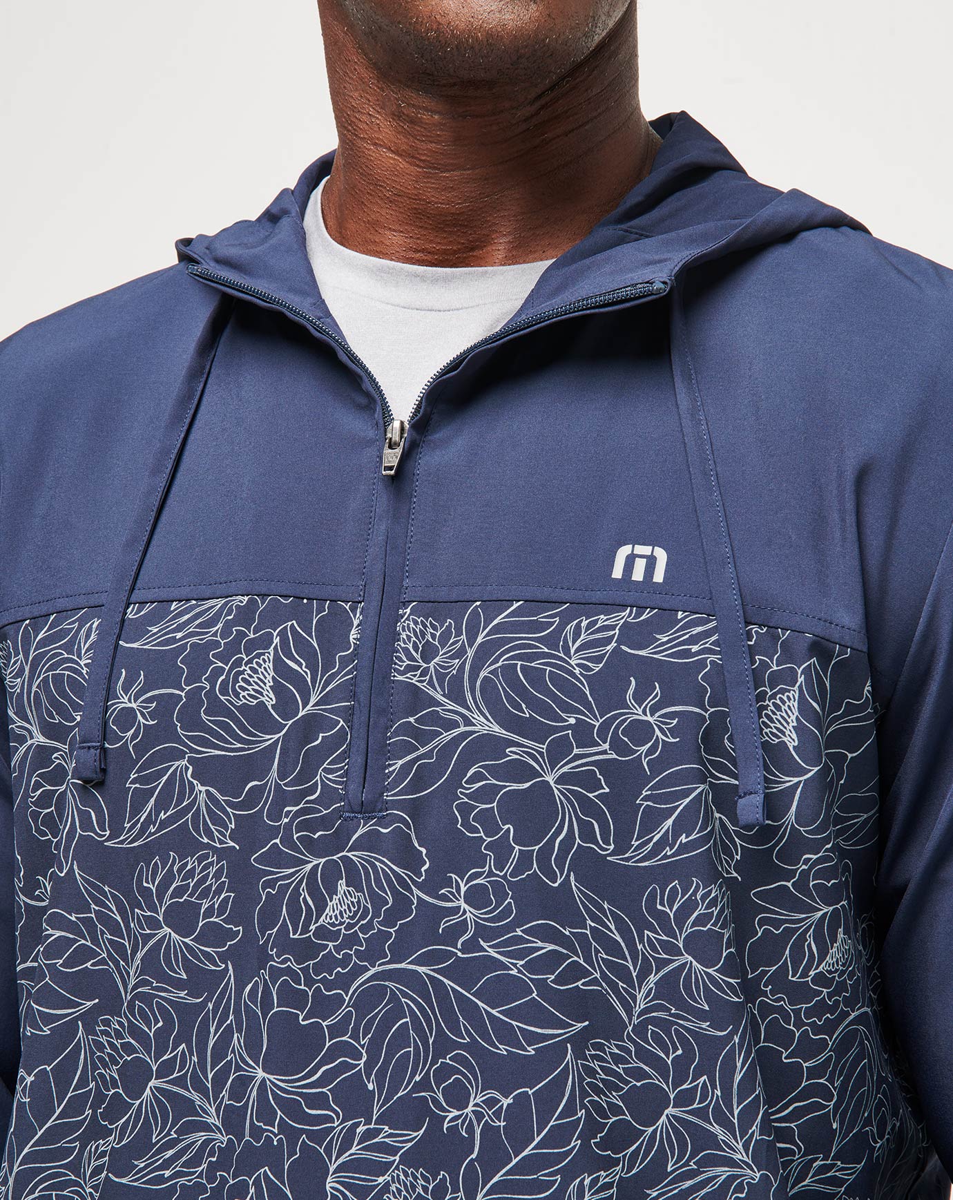 BLOOMING ORCHID QUARTER ZIP HOODIE Image Thumbnail 4