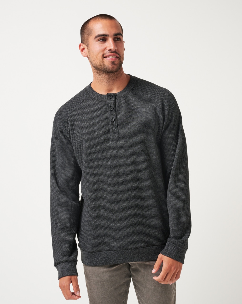 STORM BREW CLOUD WAFFLE HENLEY