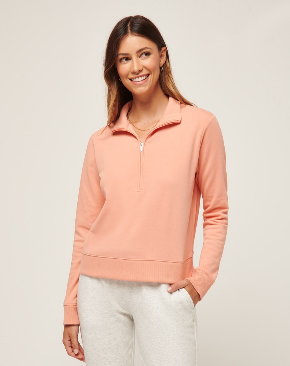 CLOUD FLEECE HALF ZIP 1