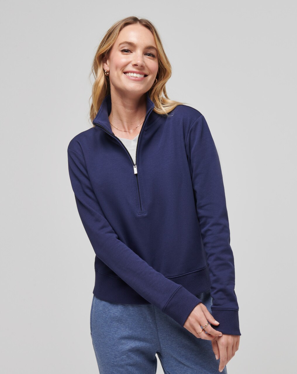 CLOUD FLEECE HALF ZIP 1