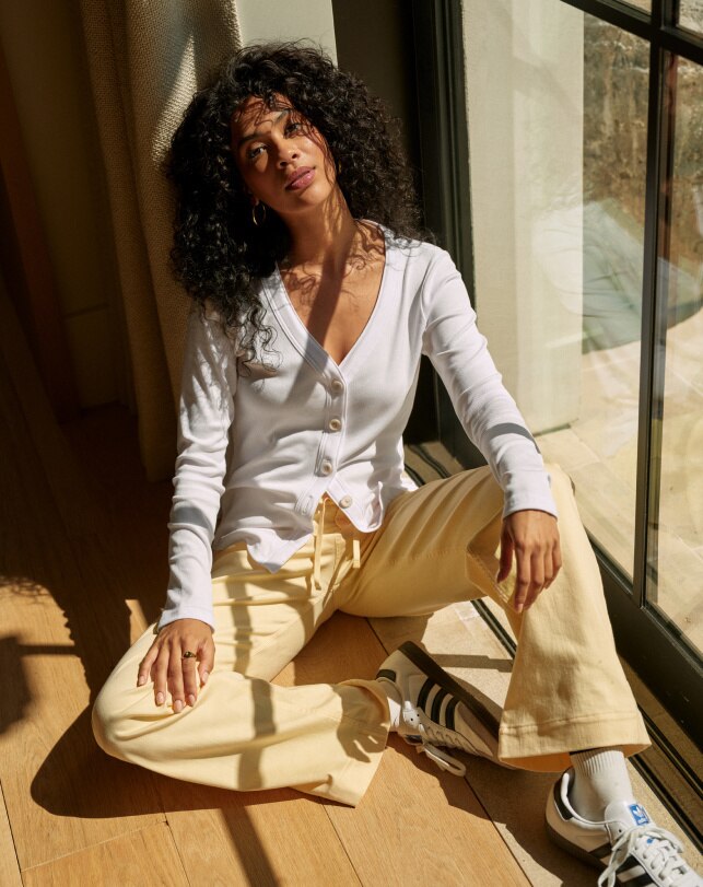 MARINA MORNINGS TWILL DENIM PANT 1