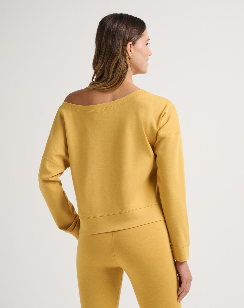 PORTUGAL OFF THE SHOULDER PONTE TOP 1