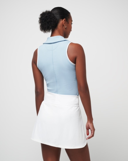 SIP AND SEA MOVEKNIT SLEEVELESS POLO Image Thumbnail 1